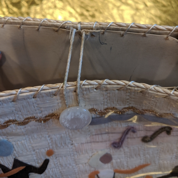 Vintage 50s/60s handbag purse dancers music - Picture 6 of 9